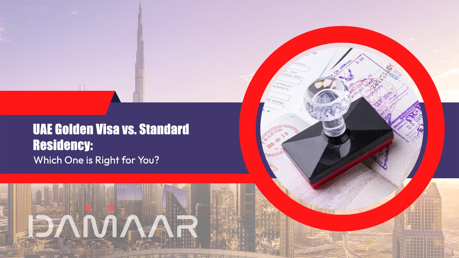 Read more about the article UAE Golden Visa vs. Standard Residency: Which One is Right for You?